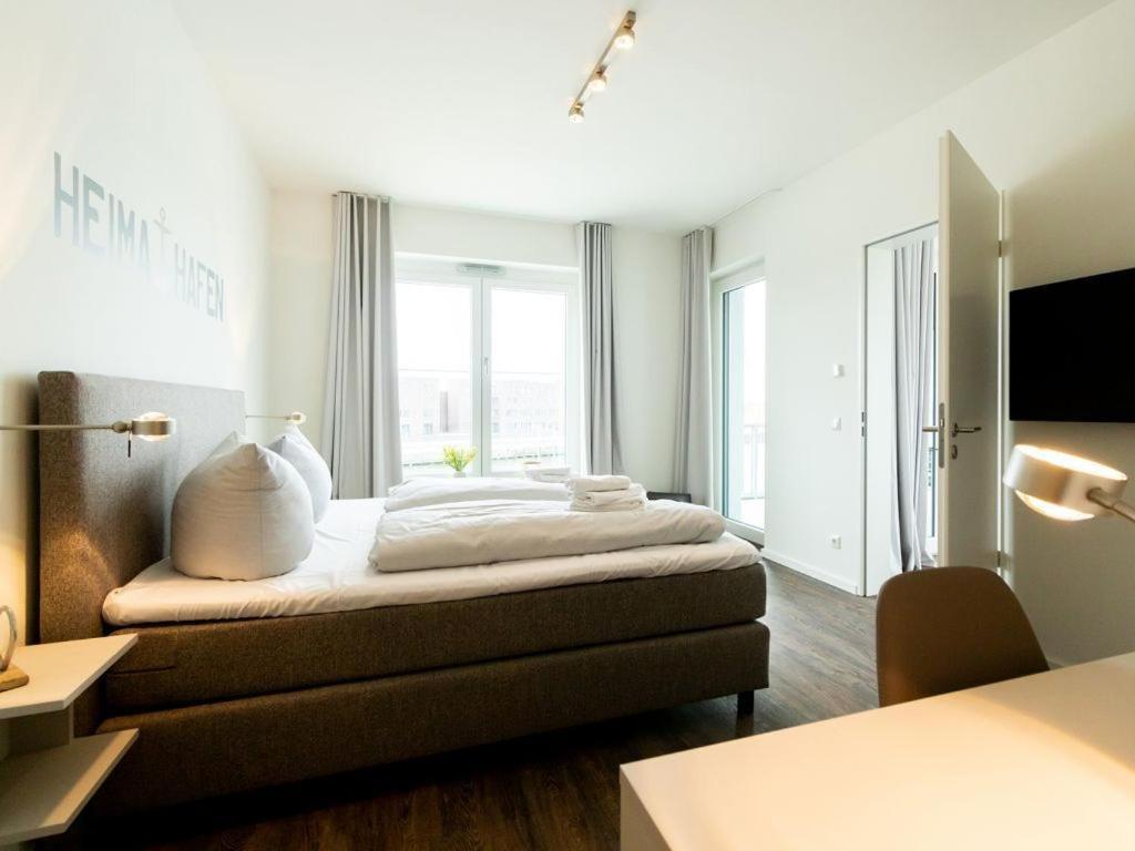 Hafenspitze App 16 Pier 2 16 Apartment วิสมาร์ ภายนอก รูปภาพ